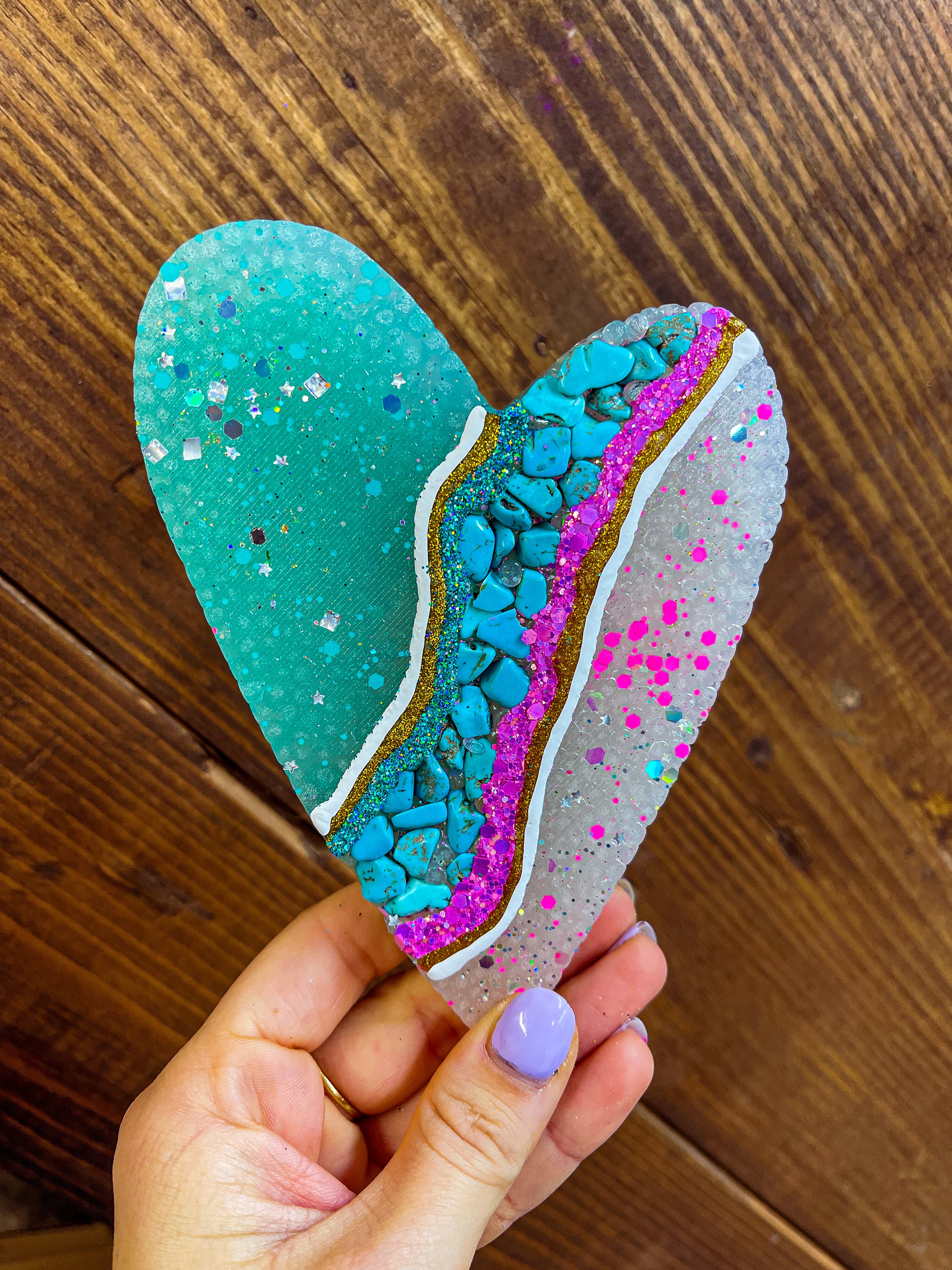 Turquoise Stone Heart