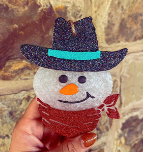 Cowboy Snowman